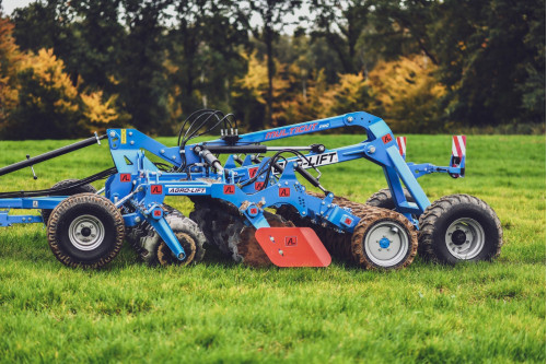 Brona talerzowa hydraulicznie składana półzawieszana