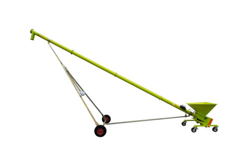 Przenośnik ślimakowy skośny z koszem