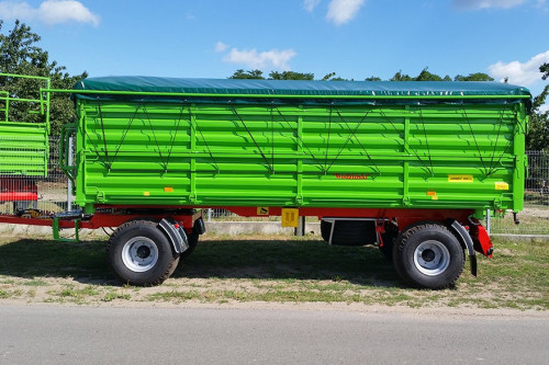 Przyczepa sadownicza dwuosiowa